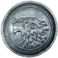 Game of Thrones Stark Shield Pin