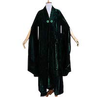 Harry Potter Professor McGonagall Elegant Green Robe Costume