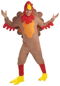 Thanksgiving Adult Fleece Turkey Costume