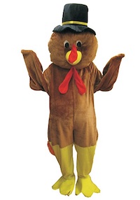 Thanksgiving Mascot Turkey Costume