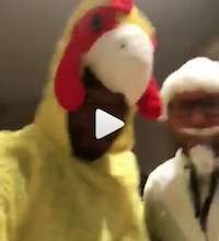 Celebrity PK Subban Costume KFC Theme