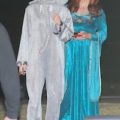 Celebrity Costume - Joe Jonas and Sophie Turner as an Elephant Costume and Sansa Stark