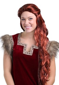 Joe Jonas Costume Wig as Sansa Stark from Game of Thrones