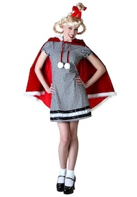 Christmas Girl Cindy Lou Costume for Adults