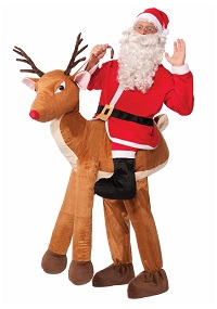 Christmas Adult Ride a Reindeer Costume