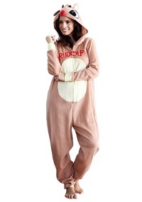 Christmas Rudolph Reindeer Pajama Costume