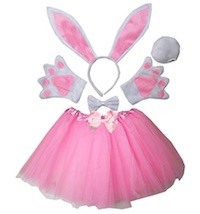 Kids Size Easter Bunny Costume Props