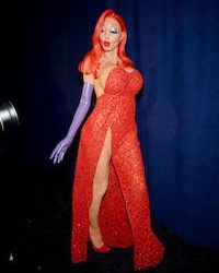 Heidi Klum Sexy Jessica Rabbit Costume