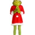 THE GRINCH SANTA DELUXE KIDS COSTUME WITH MASK