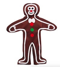 Christmas Gingerbread Man Costume 