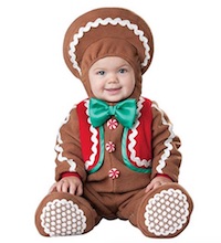 Christmas Gingerbread man Costume for Babies