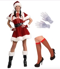 Sexy Santa Claus Costume Dress