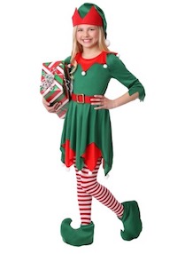 Festive Elf Costume - Santa's Helper