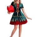 Holiday Festive Elf Costume for Adults
