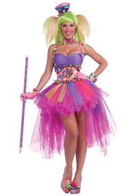 Tutu lulu Clown Costume for Adults