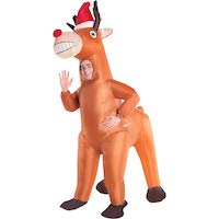 Inflatable Christmas Rudolph Reindeer Costume