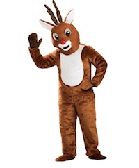 Christmas Rudolph Reindeer Costume for Adults