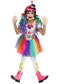 Colorful Circus Kids Clown Costumes