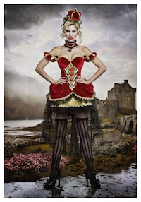 Kim Kardashian Queen of Hearts Costume