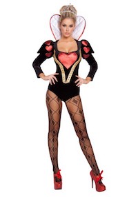 Kim Kardashian Queen of Hearts Costume