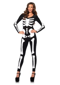 Kim Kardashian Sexy Skeleton Costume