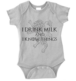 Game of Thrones Baby Onesies