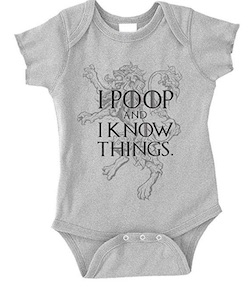 Game of Thrones Baby Onesies