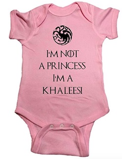 Game of Thrones Baby Onesies