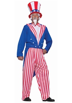 Independence Day Costume for Adults Uncle Sam