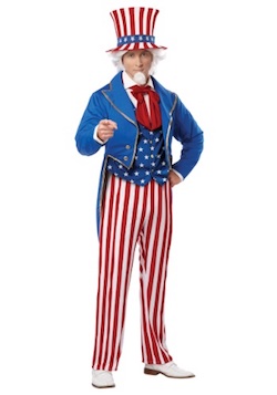 Independence Day Costume for Adults Uncle Sam