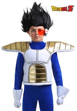 Dragon Ball Z Saiyan Child Armor Accessories