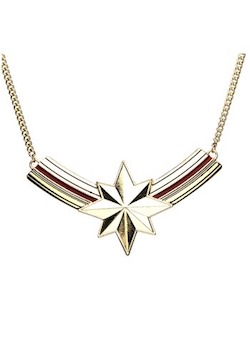 Adult Captain Marvel Costume Necklace