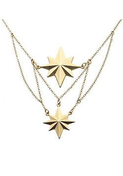 Adult Captain Marvel Costume Necklace