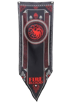 Game of Thrones Mother of Dragons Daenerys Targaryen Khaleesi Costume Targaryen House Banner