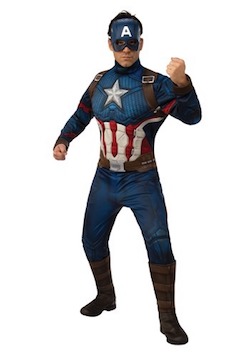 Marvel Avengers Endgame Costume for Adults - Captain America