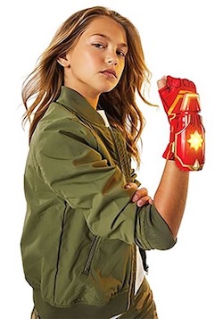 Kids Captain Marvel Costume photon power glove