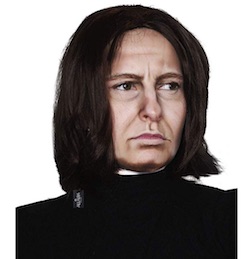 Harry Potter Severus Snape Costume Wig