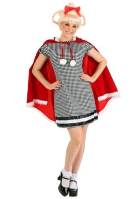 Dr Seuss Costume for Adults - christmas girl