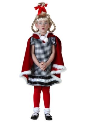 Dr Seuss Costume for Kids - Christmas Girl