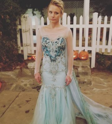 Kristen Bell Frozen Elsa Costume