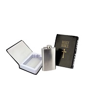 Athelstan Vikings Costume-Bible and Flask